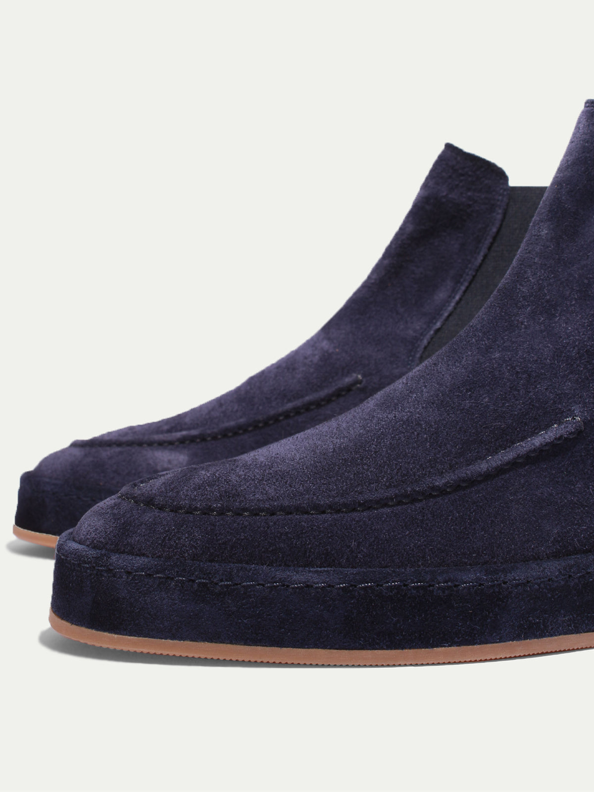 Chelsea Boots en Daim Homme - Semelle Daim avec Cote Elastique