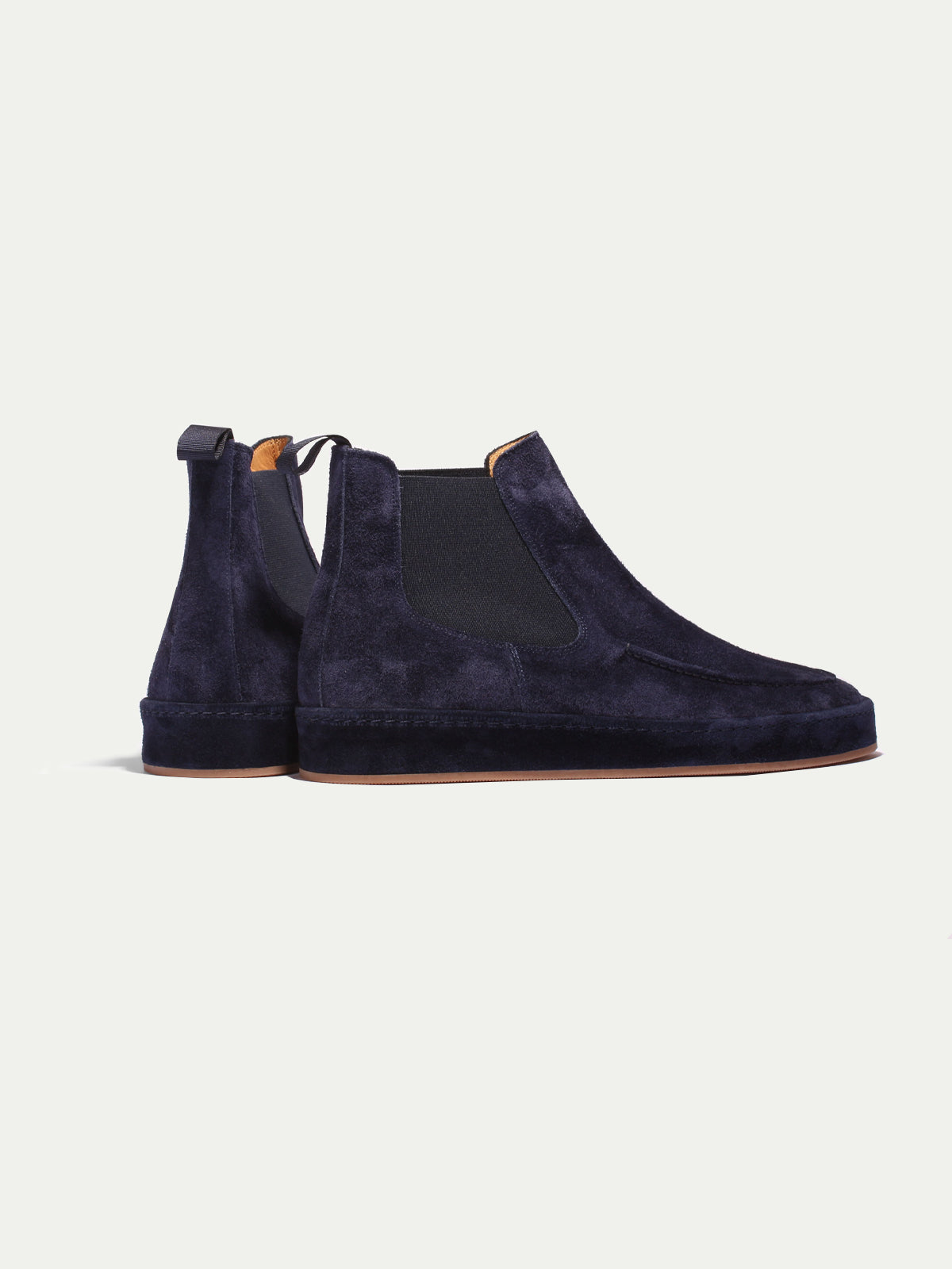 Chelsea Boots en Daim Homme - Semelle Daim avec Cote Elastique