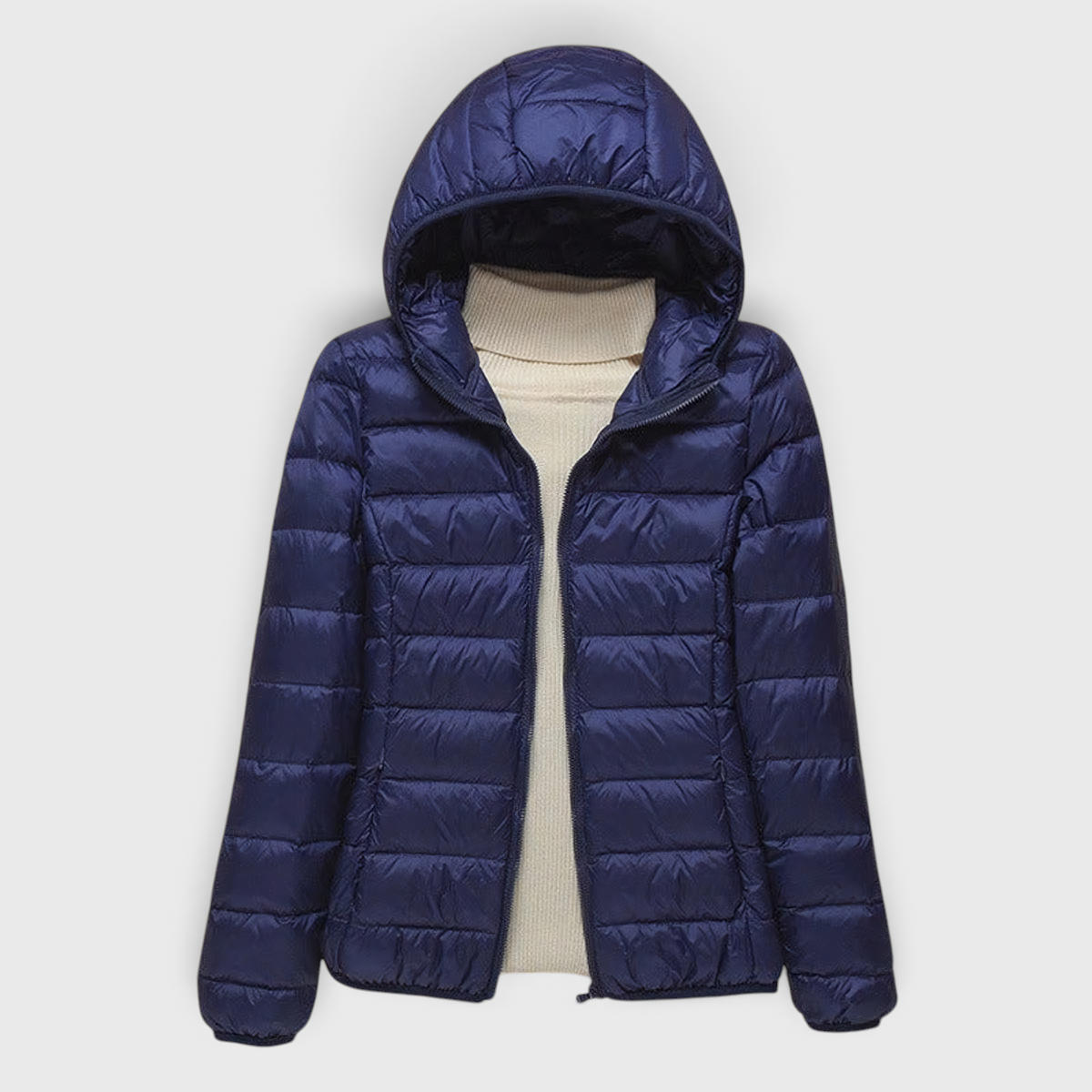Doudoune Matelassée à Capuche pour Femme