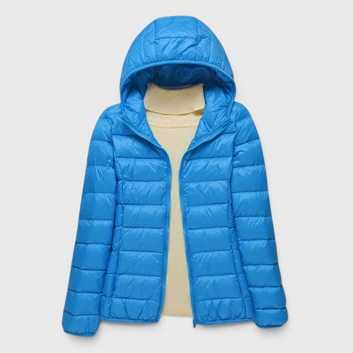 Doudoune Matelassée à Capuche pour Femme