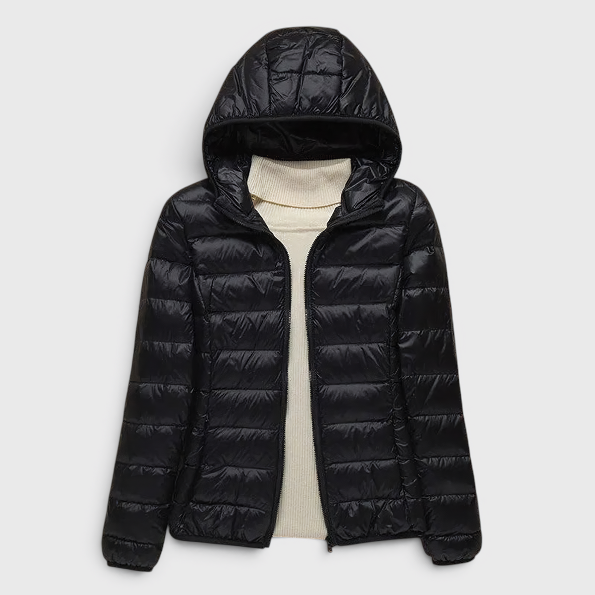 Doudoune Matelassée à Capuche pour Femme