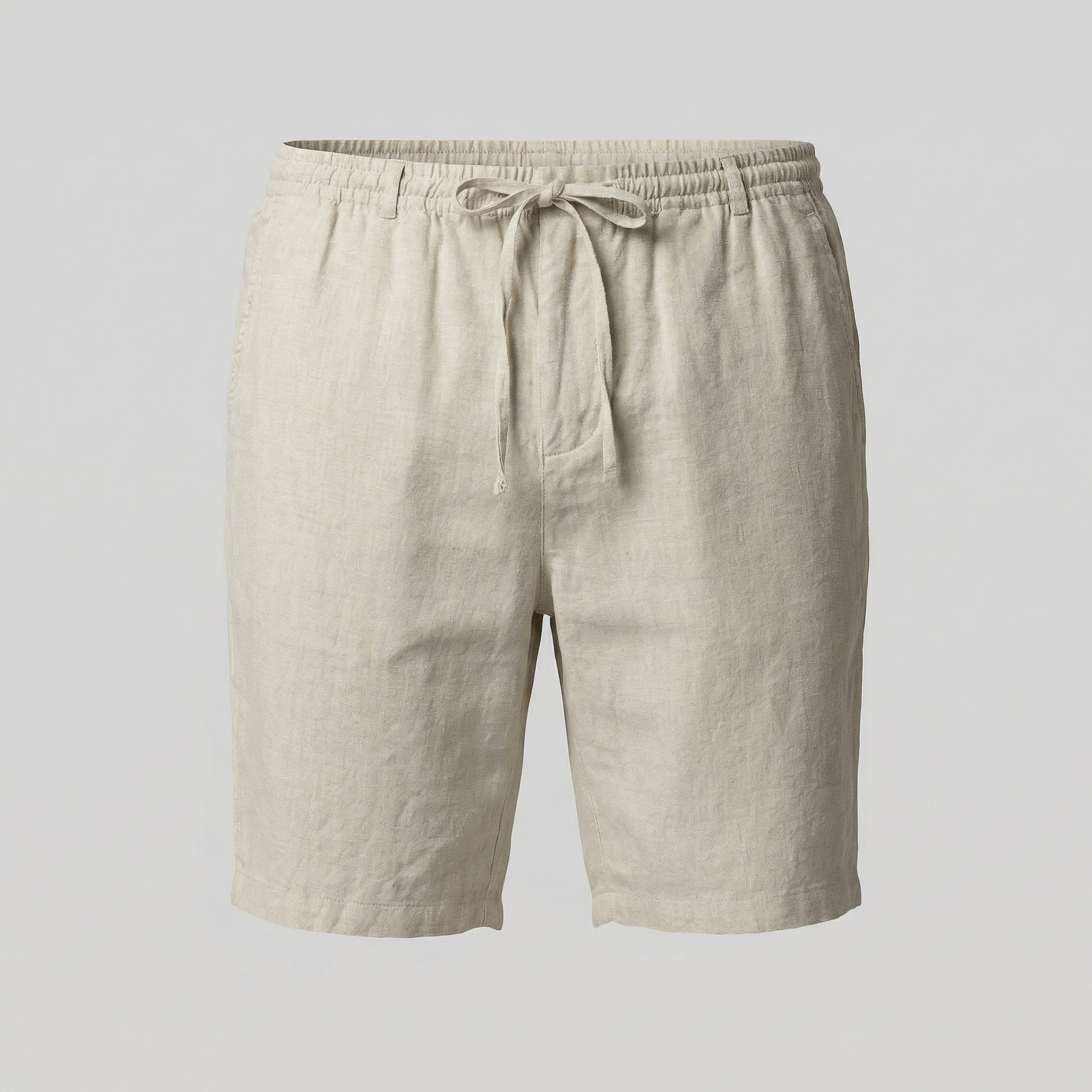 Short homme décontracté beige, coupe relax et respirante