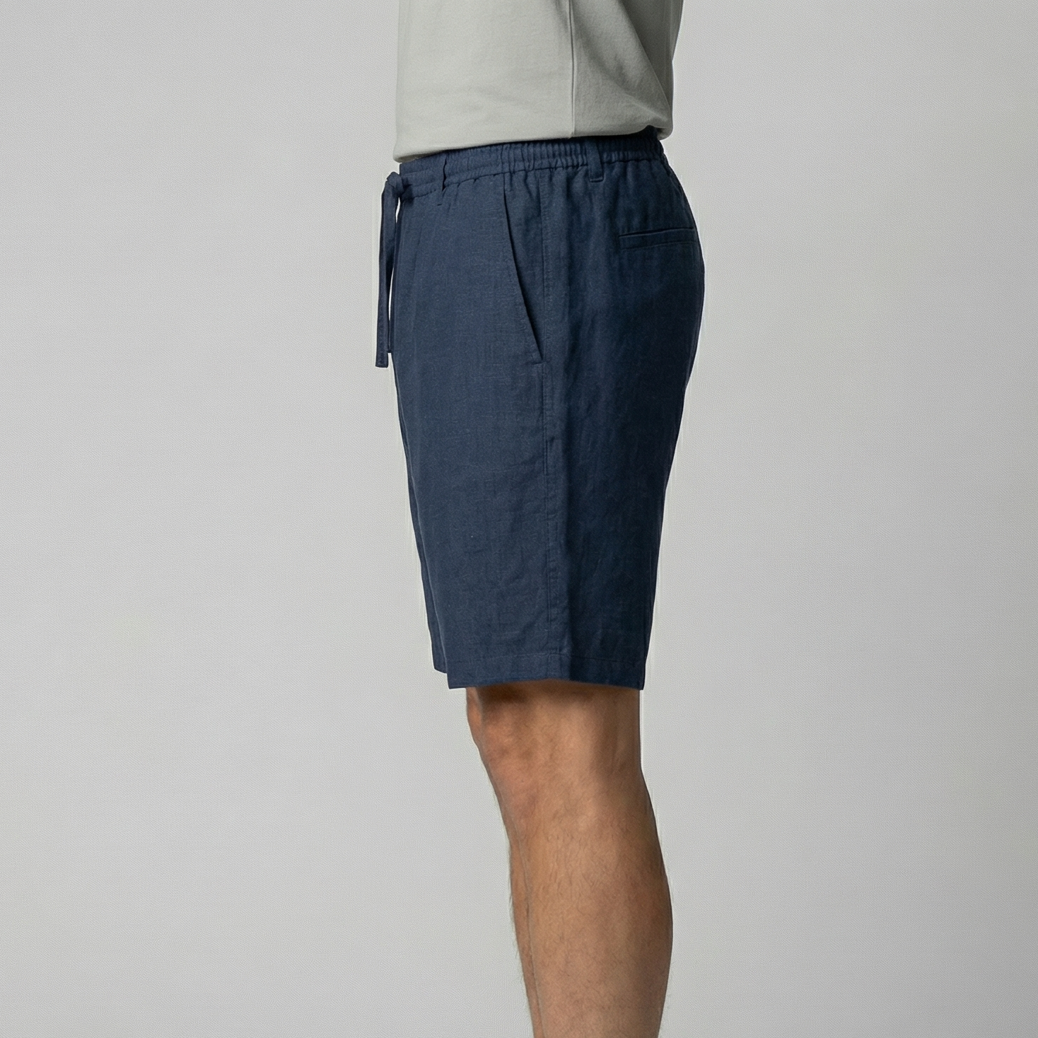 Short homme décontracté beige, coupe relax et respirante