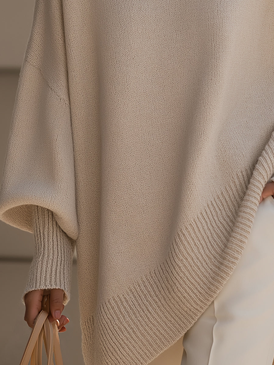 Mandy Stylish Effortless Elegance Oversized Poncho