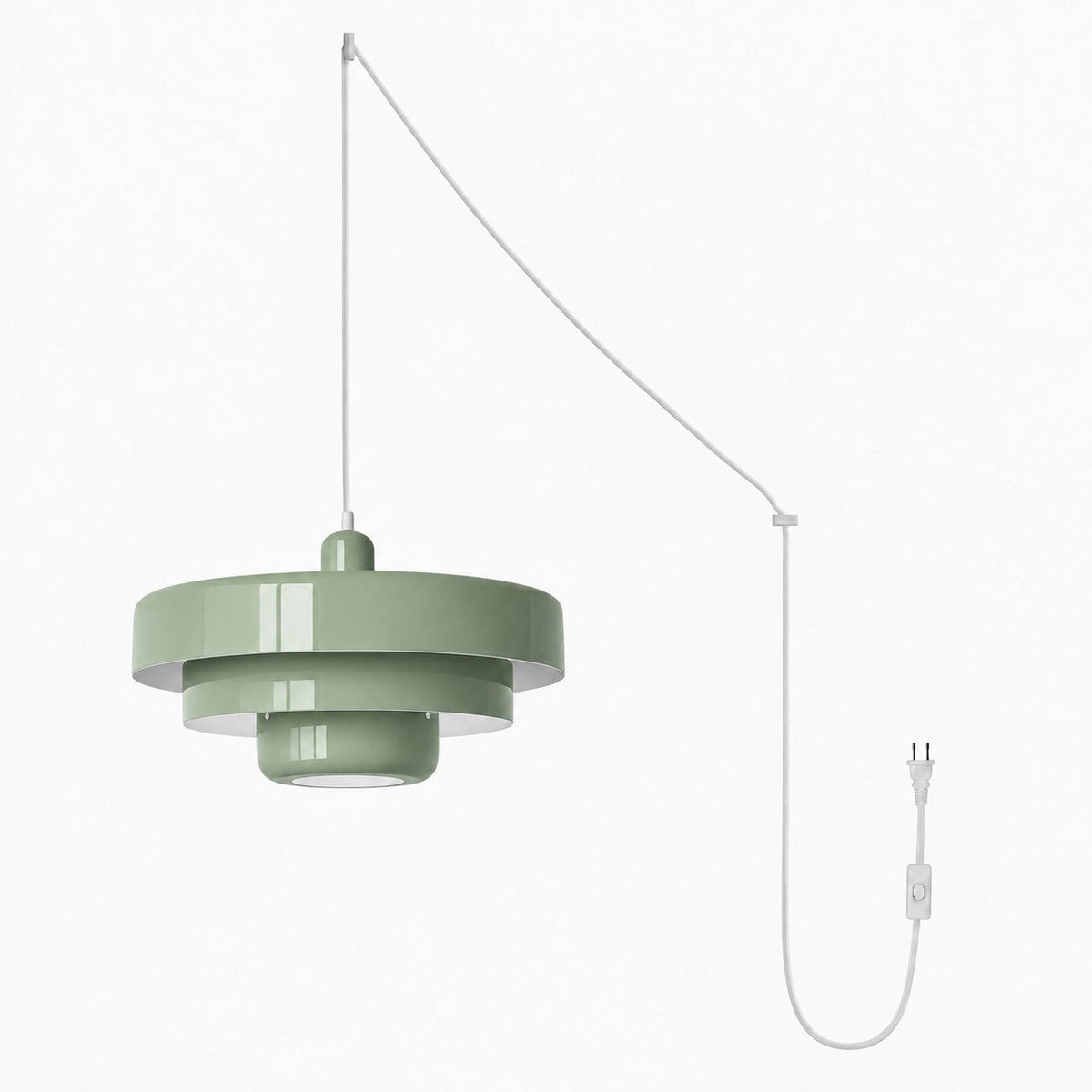 Suspension Rétro Bauhaus à Brancher - Multicolore