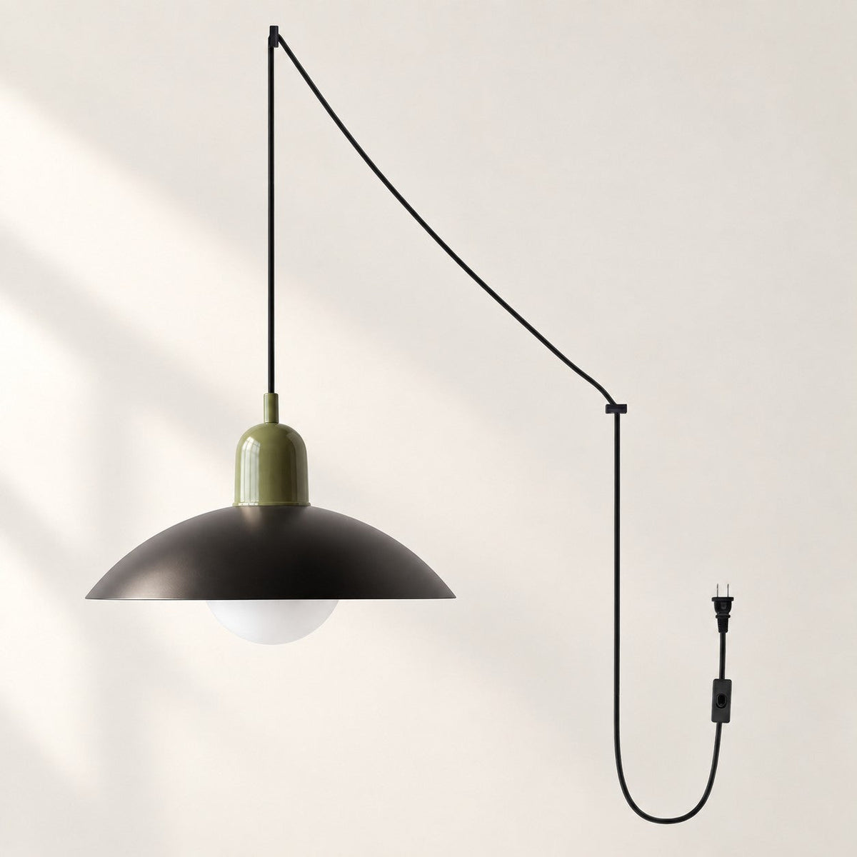 Suspension Bauhaus à Brancher Mid-Century