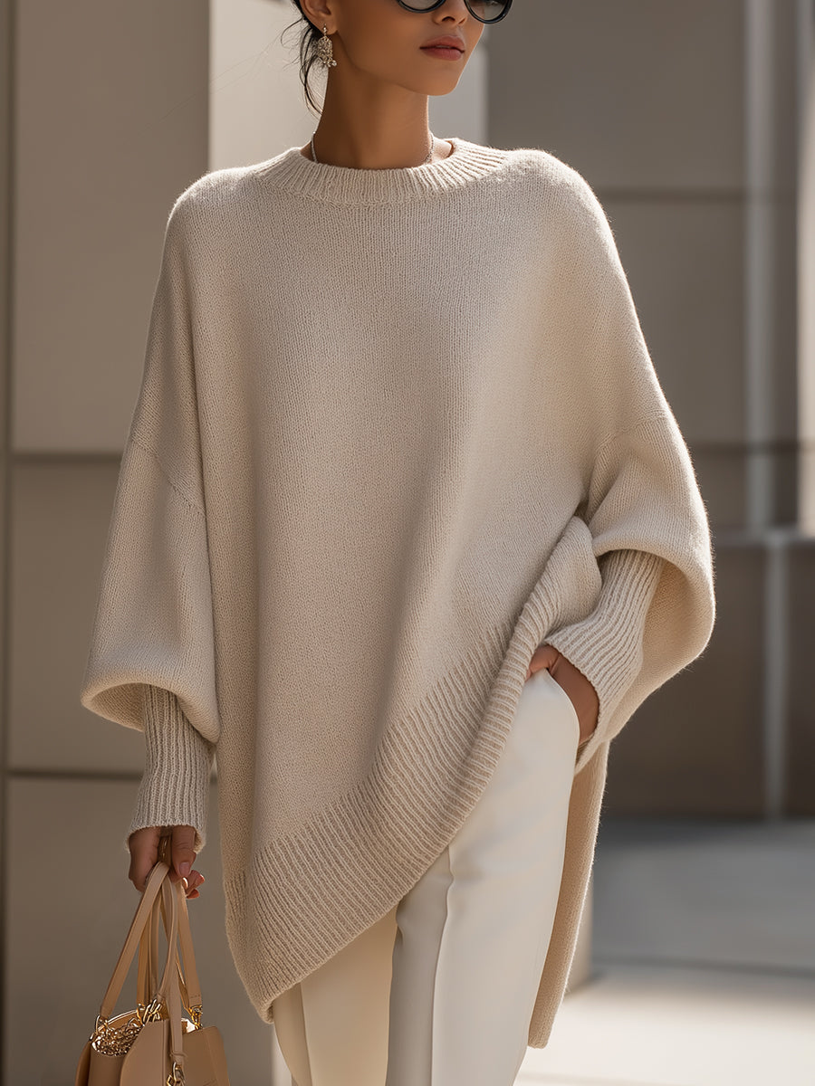 Mandy Stylish Effortless Elegance Oversized Poncho