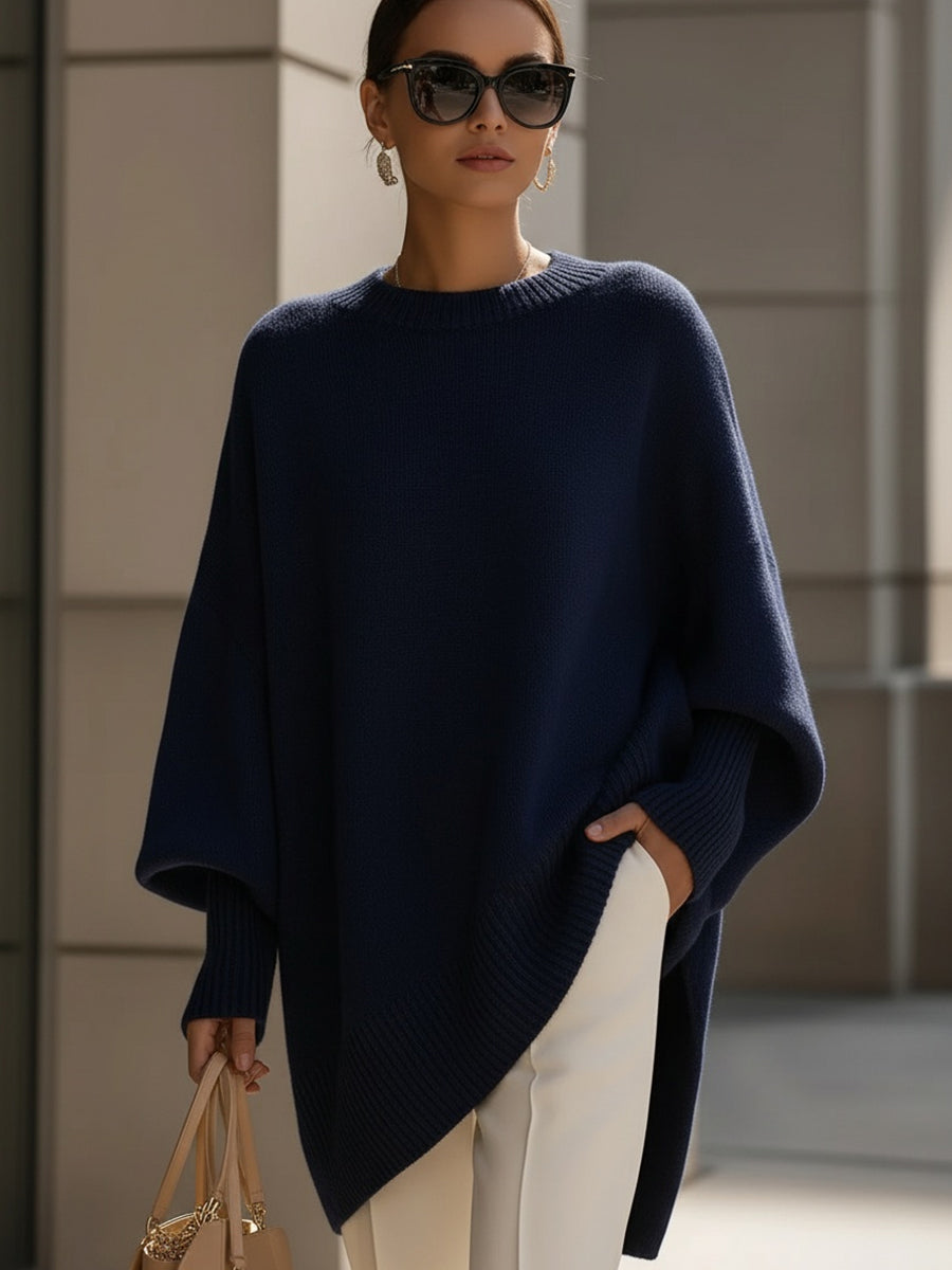 Mandy Stylish Effortless Elegance Oversized Poncho