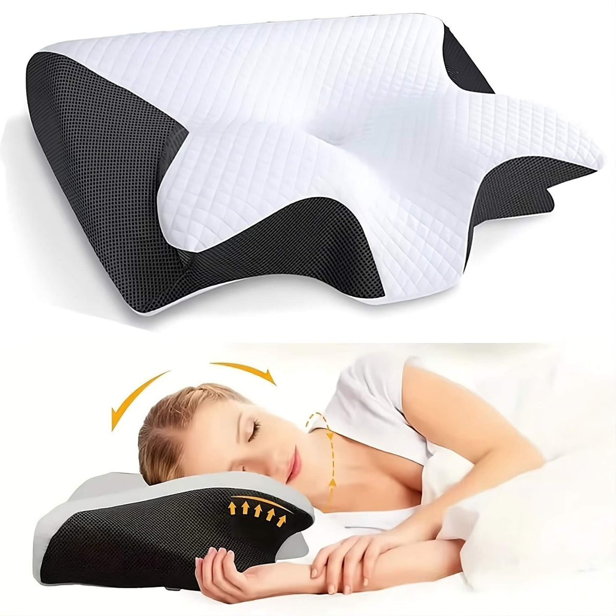DreamAlign Oreiller Orthopédique Contour - Soutien Cou et Épaules