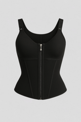 Corset modelator pentru femei, subțiere - Bustier modelator cu talie înaltă negru S-XL