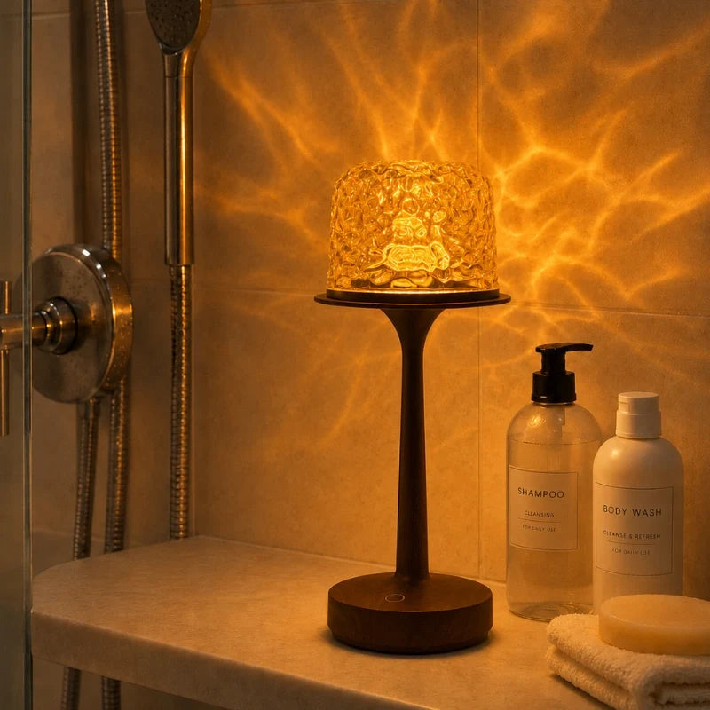 Lampe Aurore Boréale – Lampe de Table Ambiance 2-en-1 & Projecteur