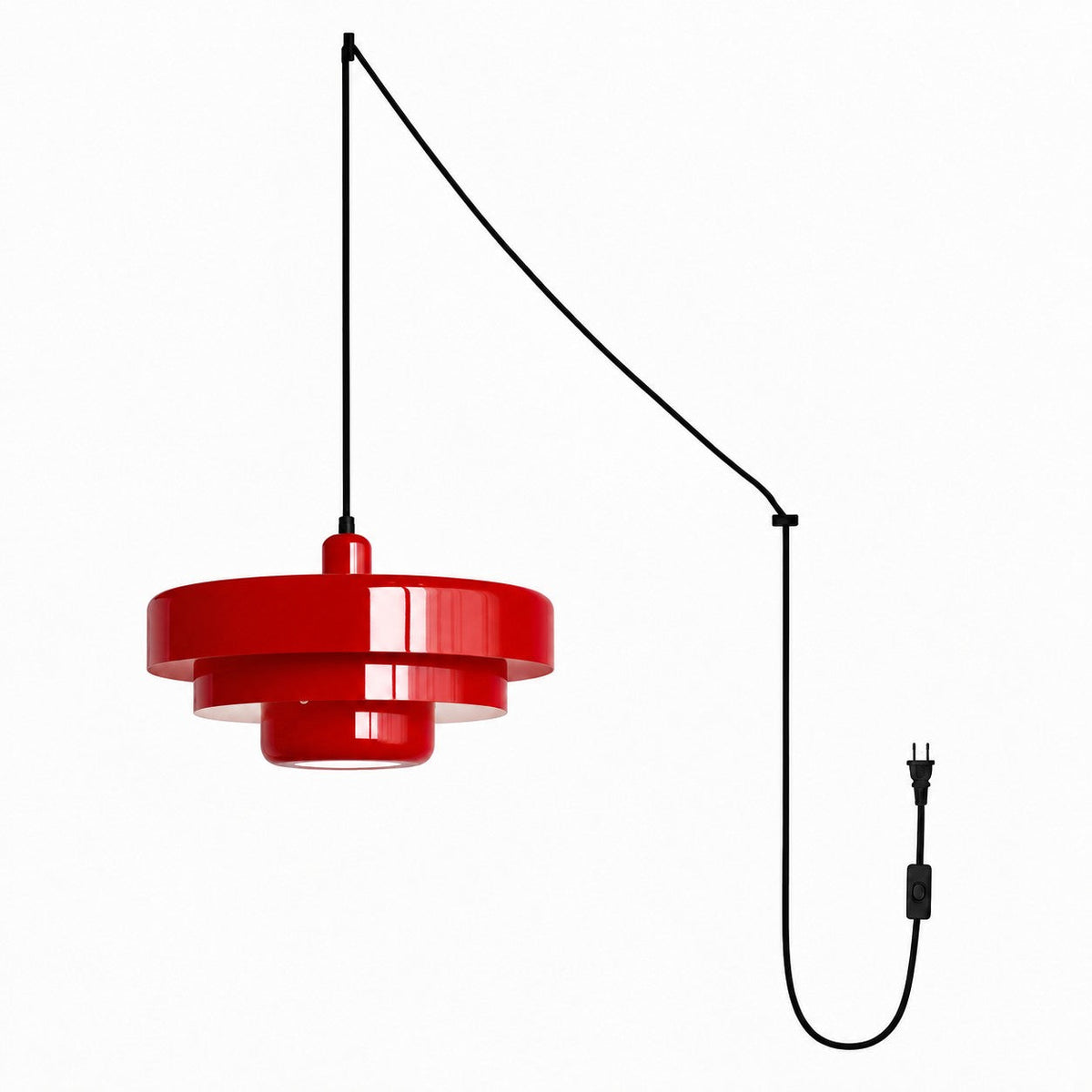 Suspension Rétro Bauhaus à Brancher - Multicolore