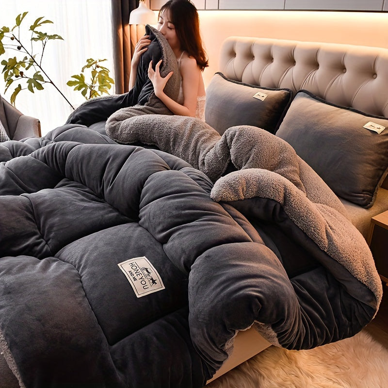 Couverture Sherpa Double Face - Plaid Épais et Doux