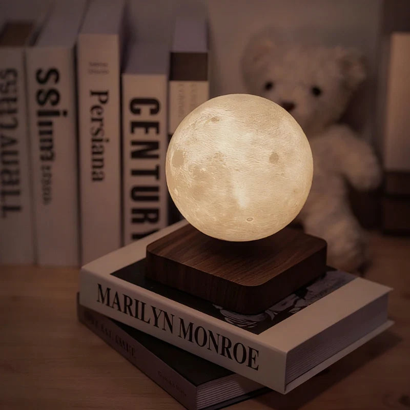 Lampe Lévitante EtherealOrbit – Lumière Flottante Magnétique Lune & Saturne