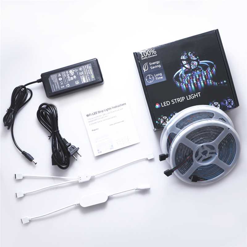Bandeau LED RGB WiFi Intelligent – 10m Étanche