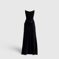 Robe Longue Fourreau pour Femme - Robe Élégante d'Invitée de Mariage