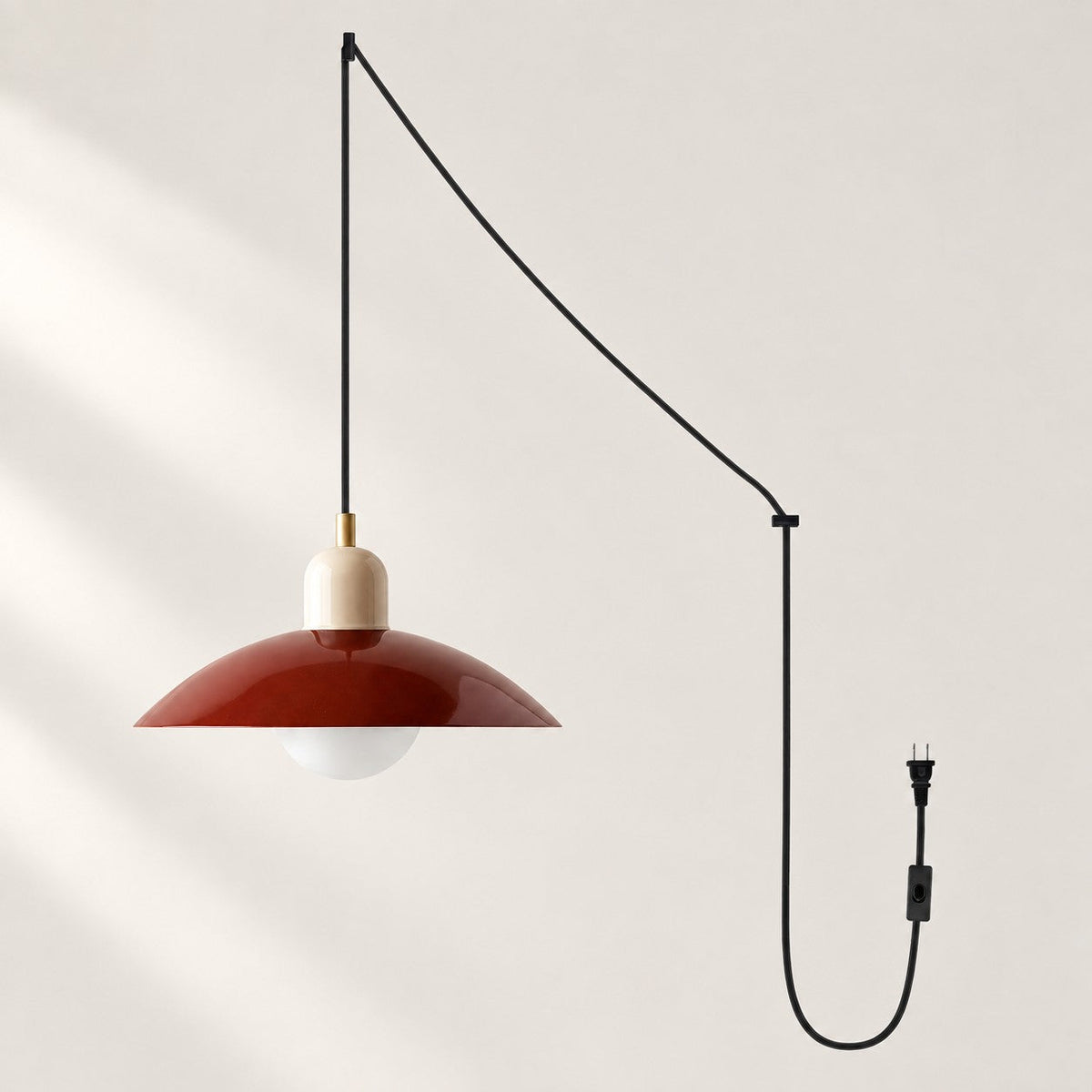 Suspension Bauhaus à Brancher Mid-Century