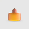Suspension Bauhaus en Verre Coloré – Pièce Rétro Audacieuse