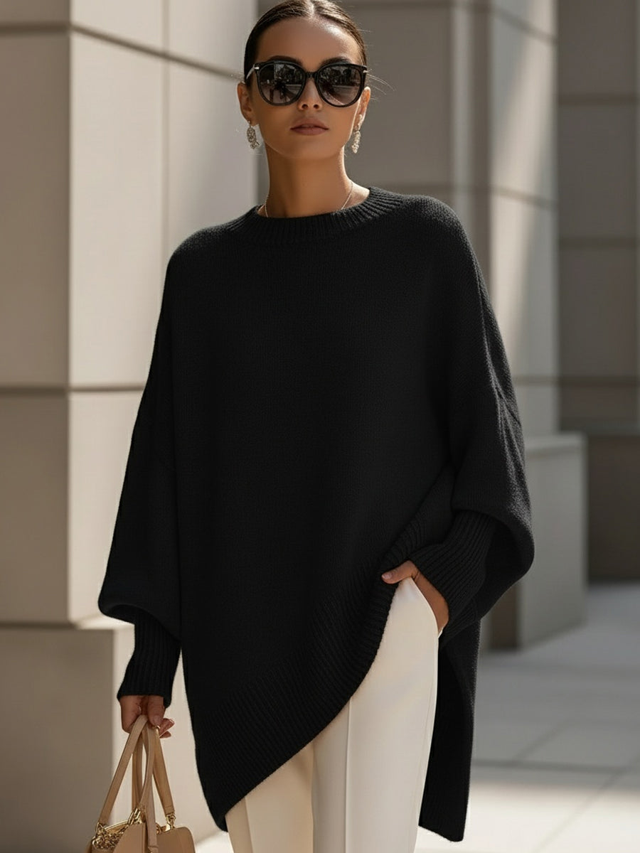 Mandy Stylish Effortless Elegance Oversized Poncho