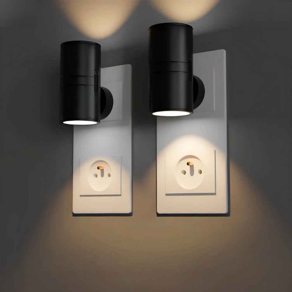 Veilleuse Murale à Intensité Variable – Lampe LED à Brancher pour Chambre et Couloir