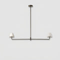 Lampe Suspension Alba en Albâtre et Bronze