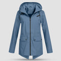 Parka Femme - Capuche a Cordon avec Ourlet Dos Allonge