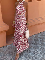 Rochie midi elegantă cu umerii goi pentru femei