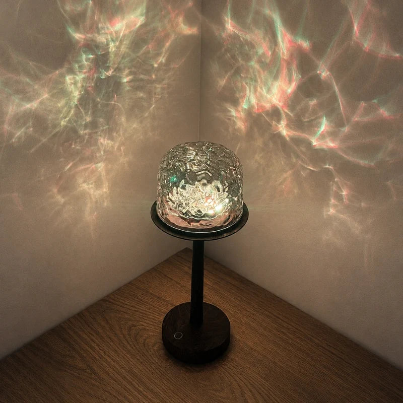 Lampe Aurore Boréale – Lampe de Table Ambiance 2-en-1 & Projecteur