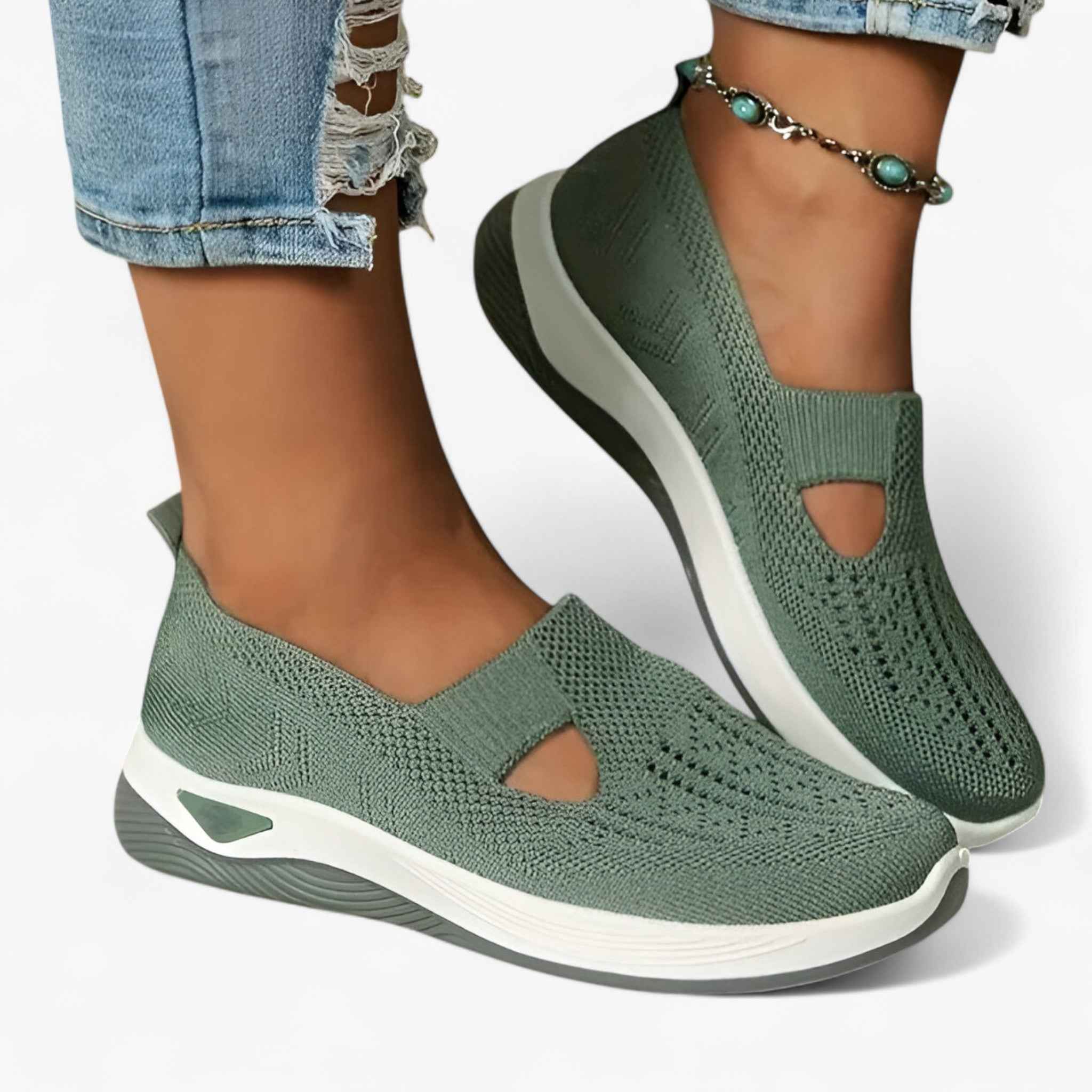 Chaussures Femme en Denim Légères & Confortables avec Amorti Efficace
