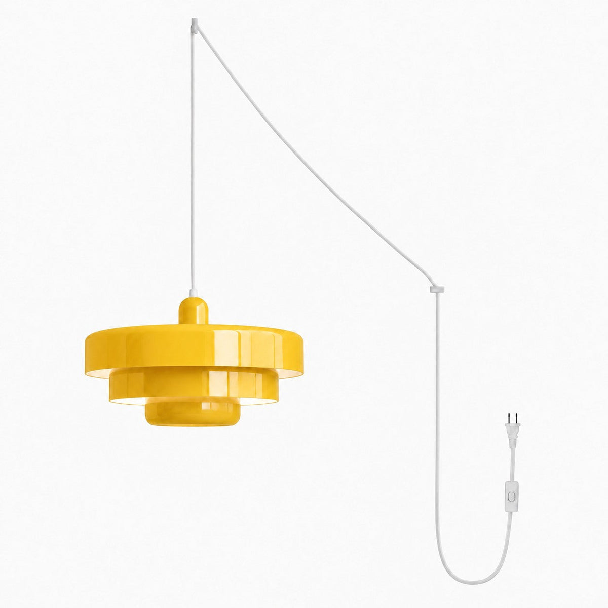 Suspension Rétro Bauhaus à Brancher - Multicolore