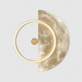 Horloge Murale Lune Lumineuse – Éclairage LED Doux et Design Céleste