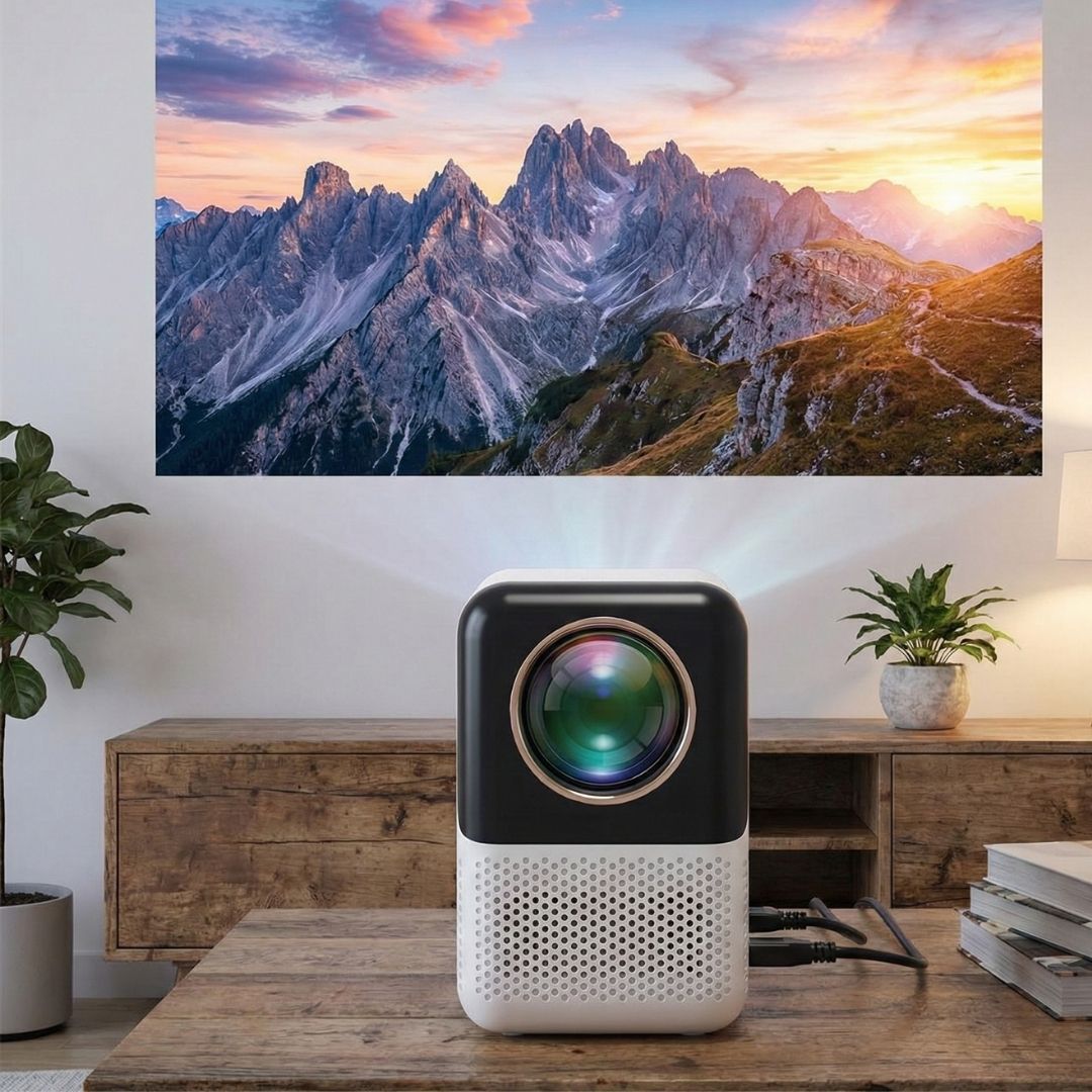 Mini Projecteur HD Home Cinéma - Portable