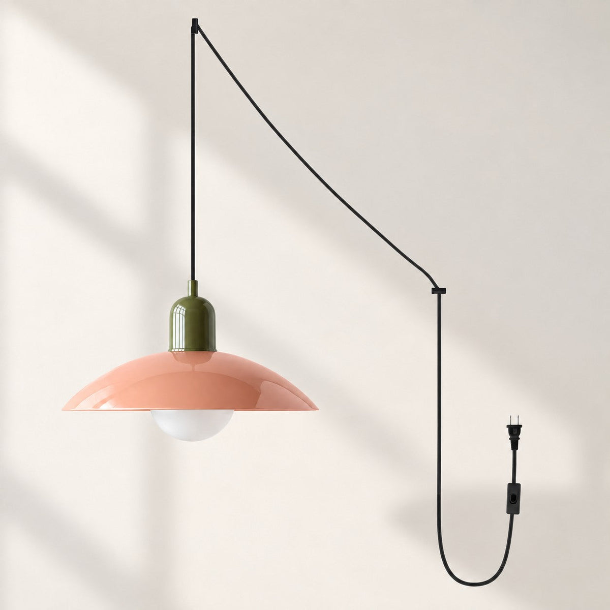 Suspension Bauhaus à Brancher Mid-Century