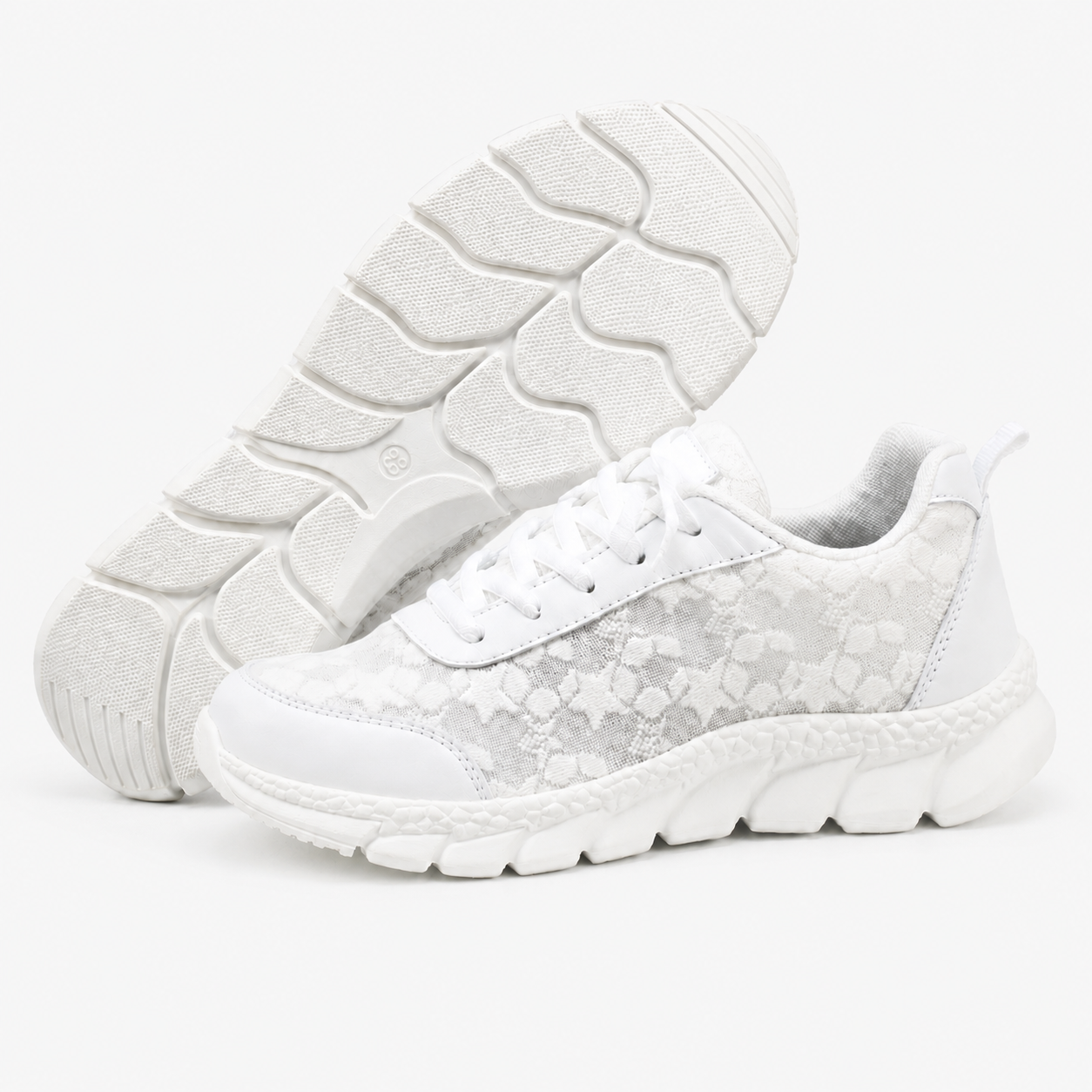 Baskets Femmes Confortables en Tissu Femme