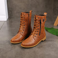 Bottes Hiver Femme Chaussures Confortables Mode Automne-Hiver