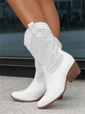 Bottes Femme Cuir Noir Légères, Confortables & Modernes pour un