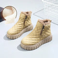 Damenstiefeletten mit Karomuster, Modeaccessoires