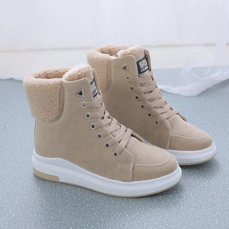 Bottines Sportives Élégantes Femme Noires 0
