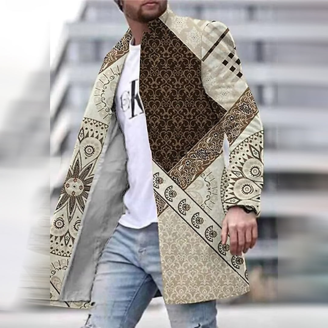 Veste Fashion Homme - Motif Abstrait Unique, Laurent