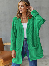 Gilet Ample en Coton pour Femme Noir Autumn Collection