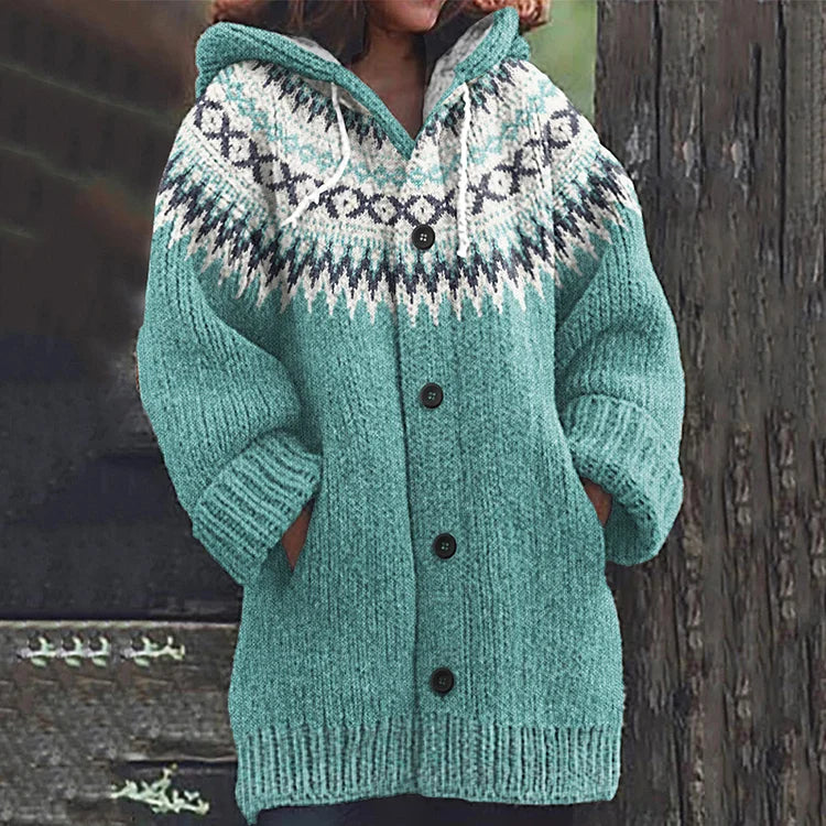 Cardigan Bohème à Capuche pour Femmes 2