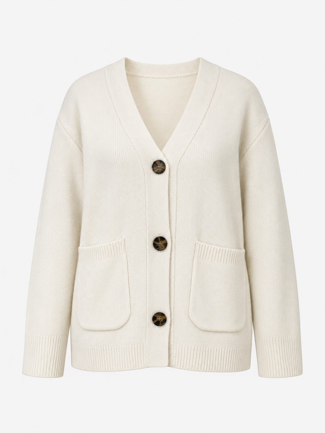 Weicher Strickcardigan mit Knöpfen für Damen