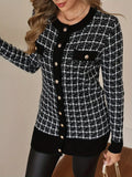 Gilet Femme à Manches Longues Cardigan Accessoires De Mode
