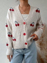 Gilet à Manches Longues Femme Cardigan Mode Féminine