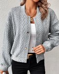 Gilet Femme avec Boutons Coton Autumn Collection
