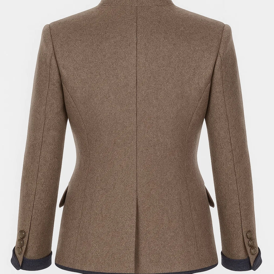 Cardigan Élégant à Col Montant pour Femme