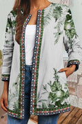 Gilet Femme Floral Ouver Cardigans pour femmes