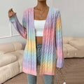 Gilet Femme Long et Confortable Maille Cardigan Long Femme