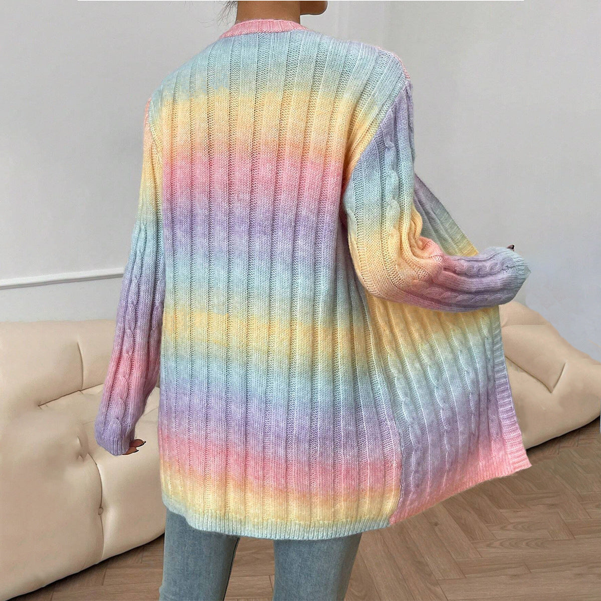 Cardigan Femme Long Chic et Confortable 4