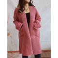 Damenweste lang übergroß Strickcardigans für Damen